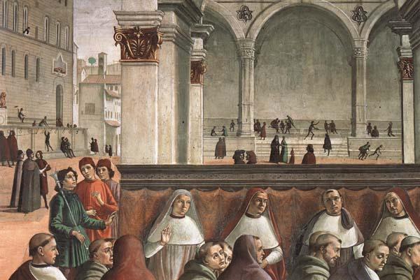 Domenicho Ghirlandaio Details of Bestatigung der Ordensregel der Franziskaner France oil painting art